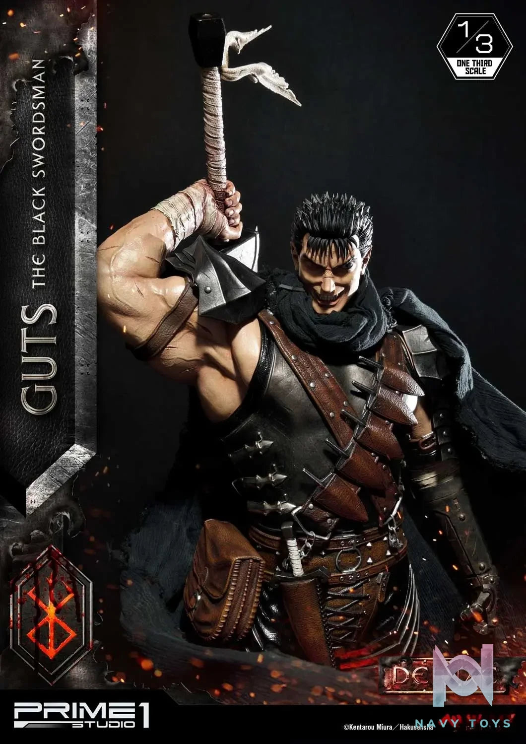 Prime 1 Studio – Museum Masterline Berserk Guts The Black Swordsman MMBR-01 MMBR-01DX (Licensed)
