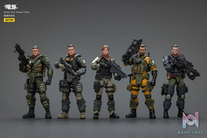 JOYTOY – Stellar Scar Assault Team Gravelgold & Darksilicon & Titanite & Firesulfur & Ghostmanganese JT01871 JT01888 JT01895 JT01901 JT01918 (Licensed)