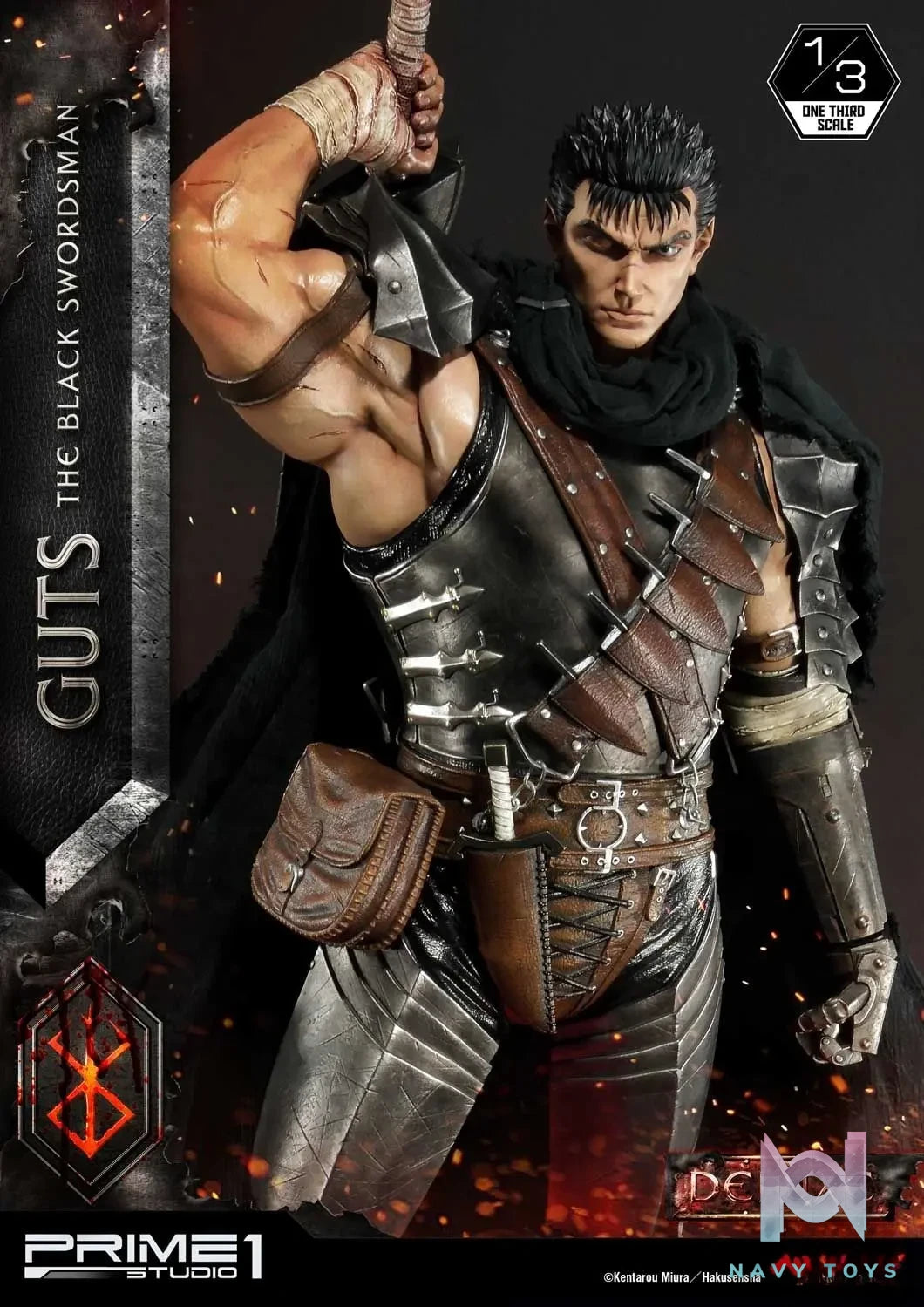 Prime 1 Studio – Museum Masterline Berserk Guts The Black Swordsman MMBR-01 MMBR-01DX (Licensed)