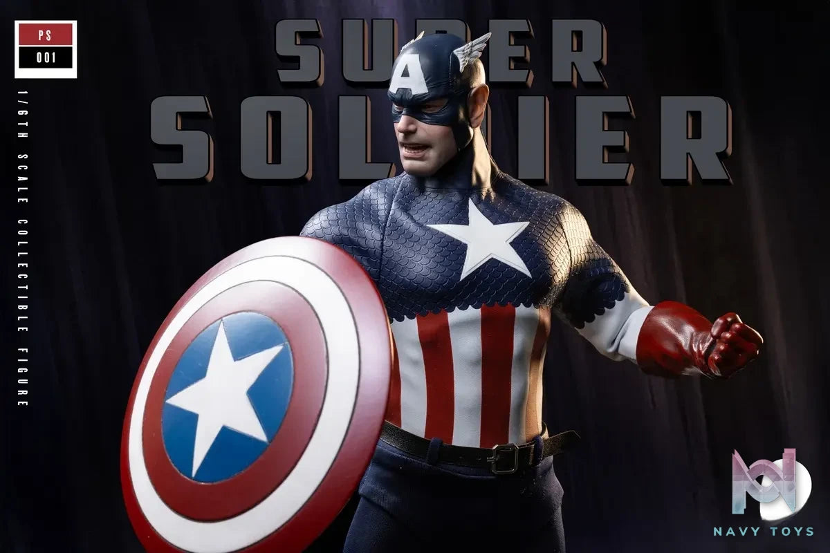 Power Studio – Marvel 1/6 scale super soldier Captain America figure PS001