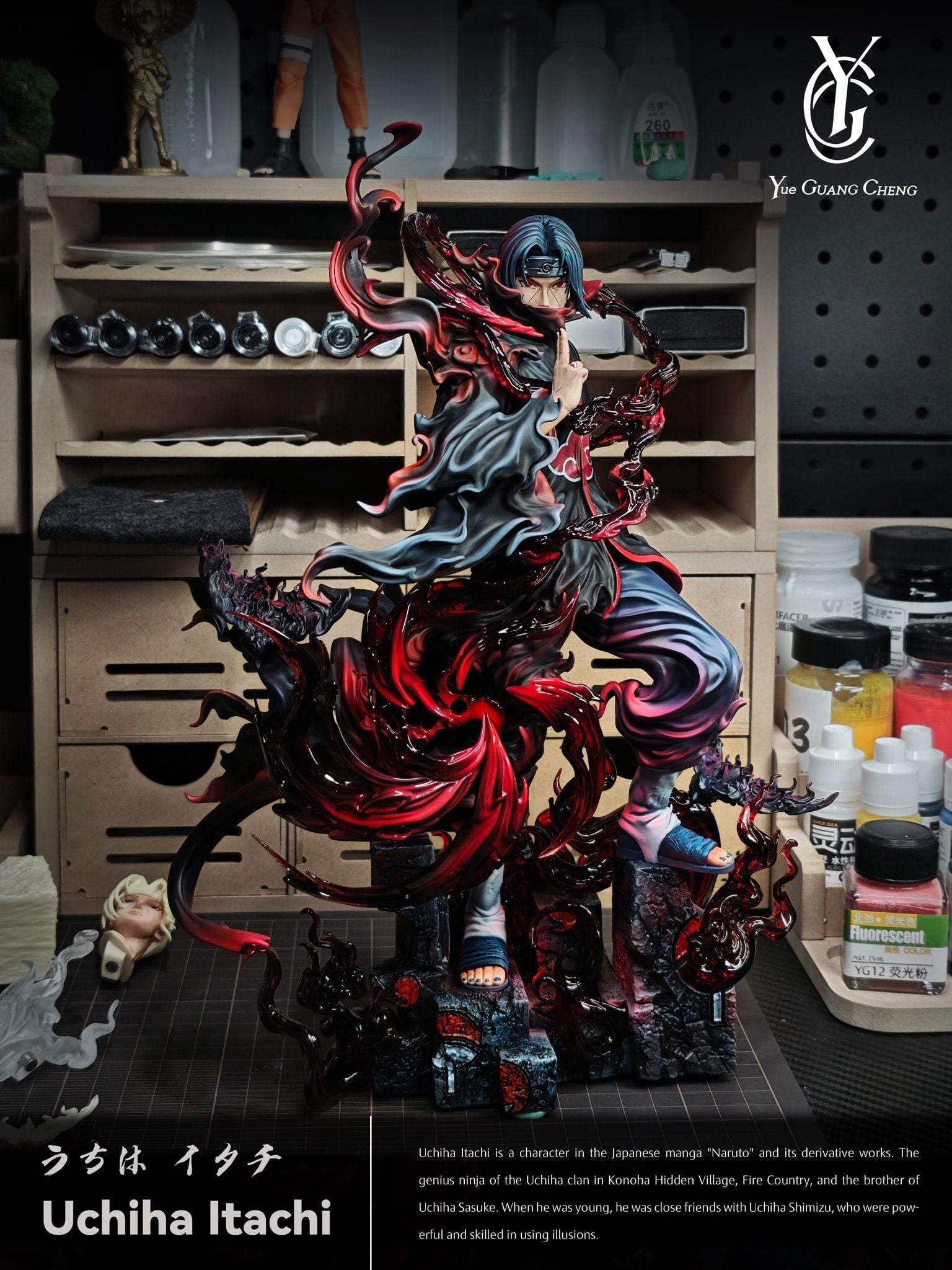 Uchiha Itachi - Naruto - Yue Guang Cheng Studio resin statue Yue Guang Studio anime figure