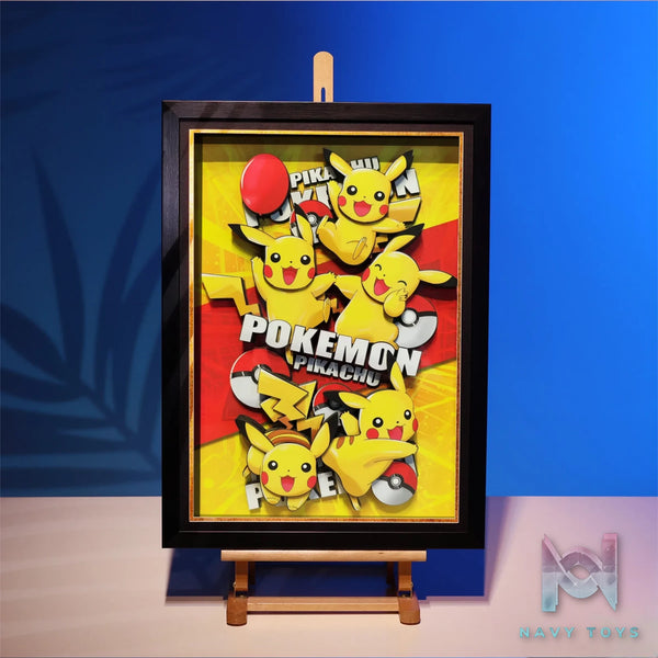 Yu Zhi Jiang Studio – Pikachu Series #1 3D Decorative Painting Pokémon