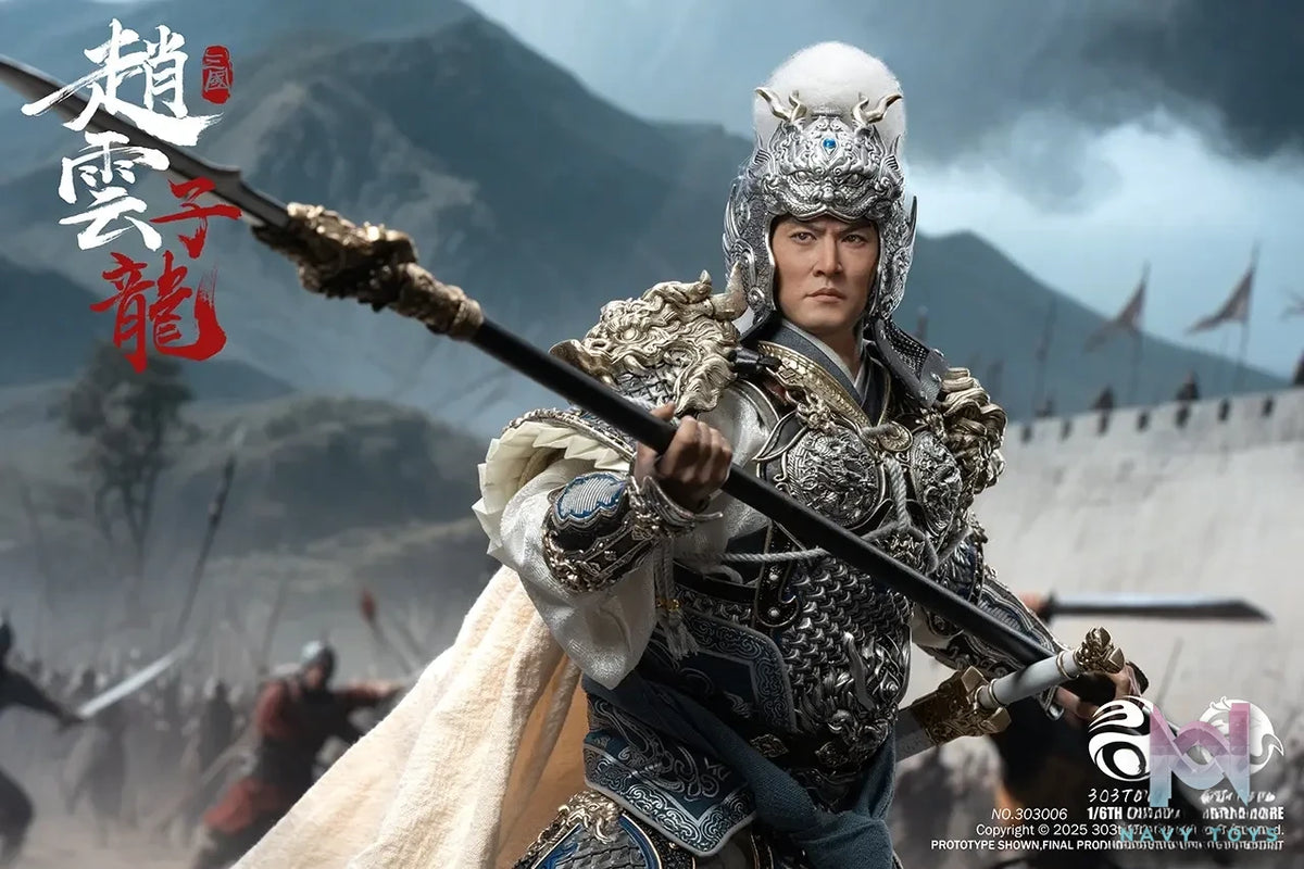 303TOYS x JSTOYS – 1/6 THREE KINDOMS – EVER-VICTORIOUS ZHAO YUN, ZILONG & LUMINOUS JADE LION 303005 303006 303007 (Licensed)