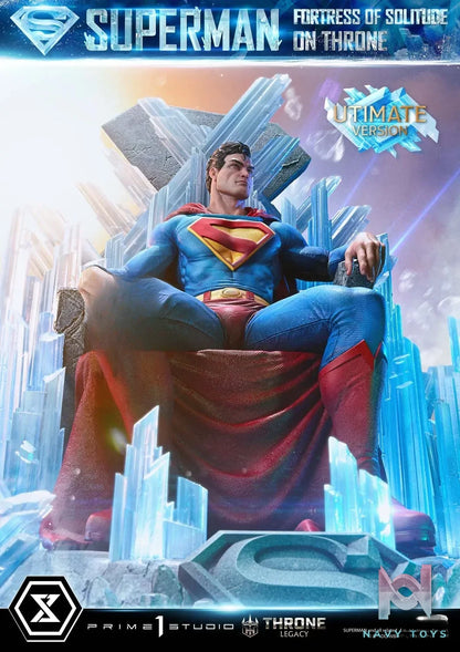 Prime 1 Studio – Superman (Comics) Superman Fortress of Solitude on Throne (Design by Gabriele Dell’Otto) TLCDC-08 TLCDC-08UT TLCDC-08UTS (Licensed)