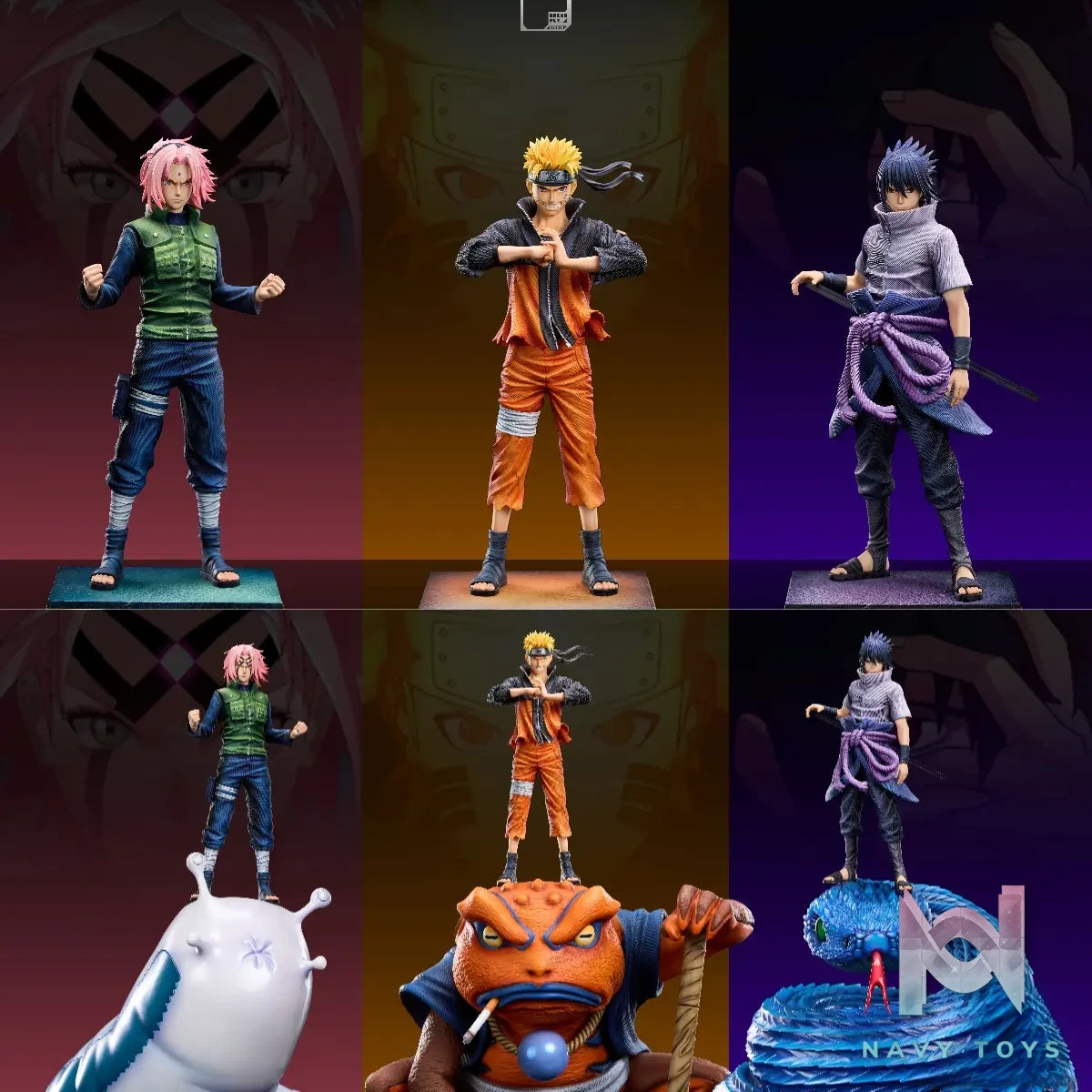 Dream Fly Studio – Team 7 #3 Naruto X #4 Sakura X #5 Sasuke Naruto
