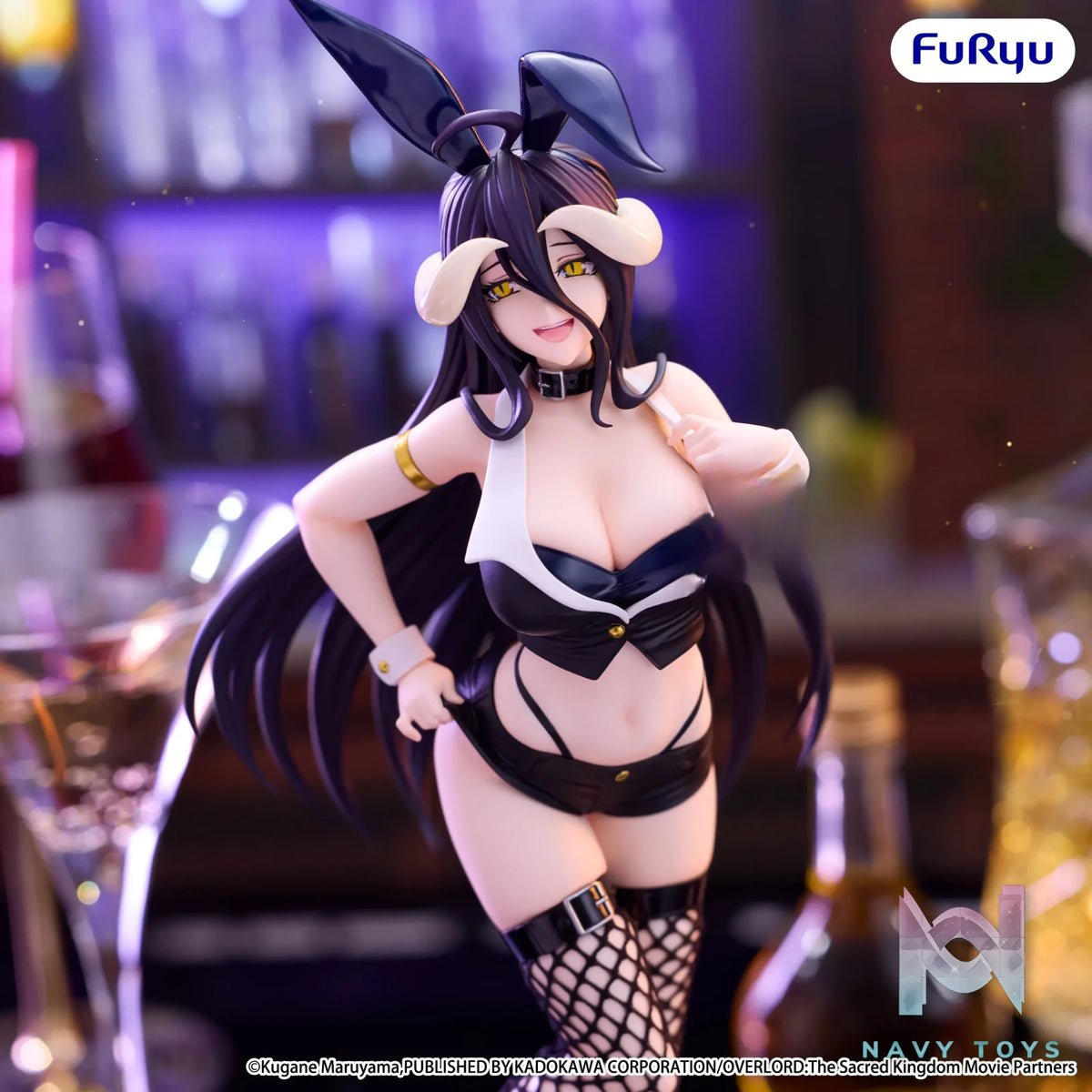 FURYU – OVERLORD BiCute Bunnies Figure Albedo Another Costume (Licensed)