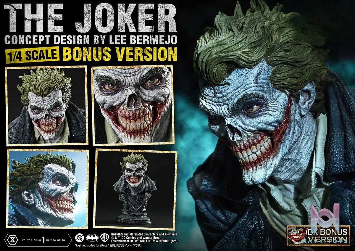 Prime 1 Studio – Ultimate Premium Masterline Batman (Comics) The Joker (Concept Design by Lee Bermejo) UPMDC-15 UPMDC-15DX UPMDC-15DXS (Licensed)