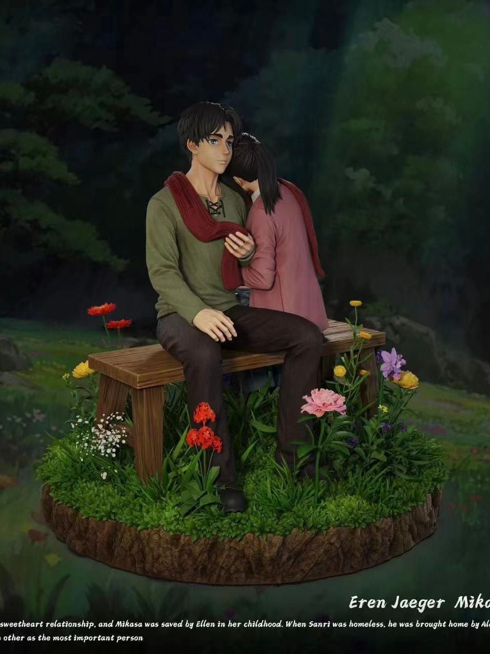 Eren & Mikasa - Attack On Titan - Freedom Studio resin statue freedom studio anime figure