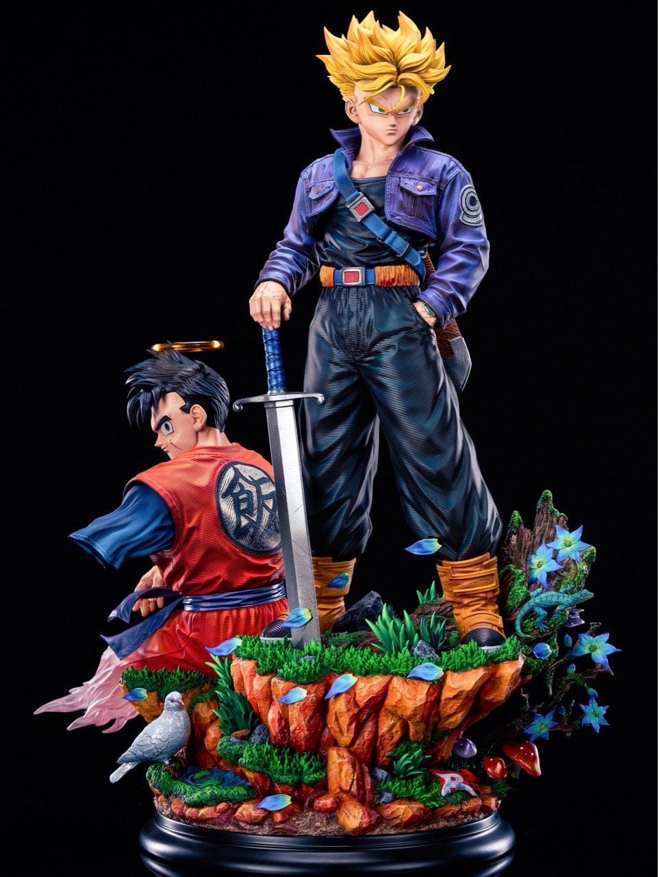 Trunks and Gohan - Dragon Ball - KD Collectibles resin statue kd collectibles anime figure