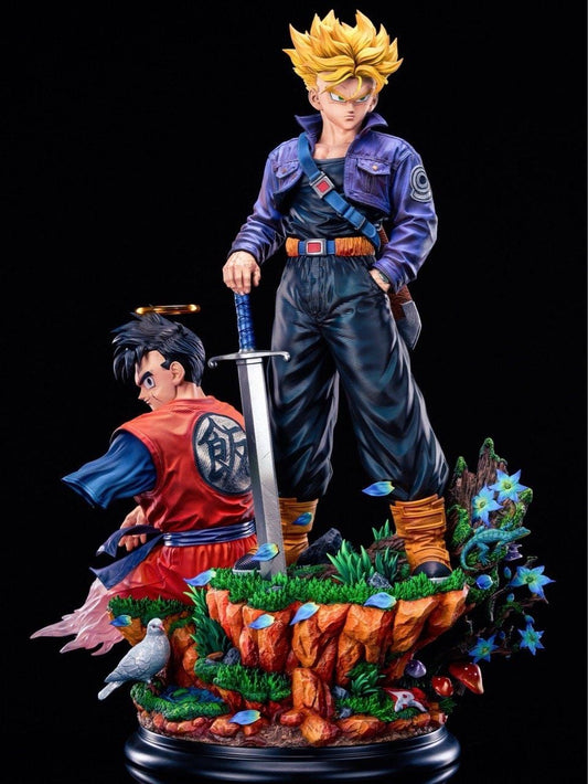Trunks and Gohan - Dragon Ball - KD Collectibles resin statue kd collectibles anime figure