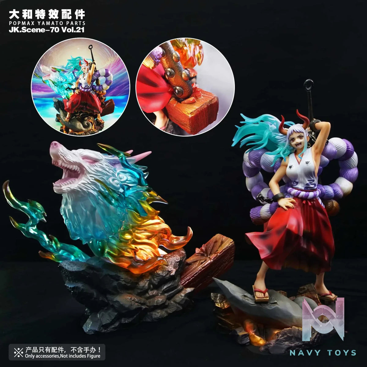 JacksDo Studio – One Piece POPMAX Yamato Special Effect Accessories