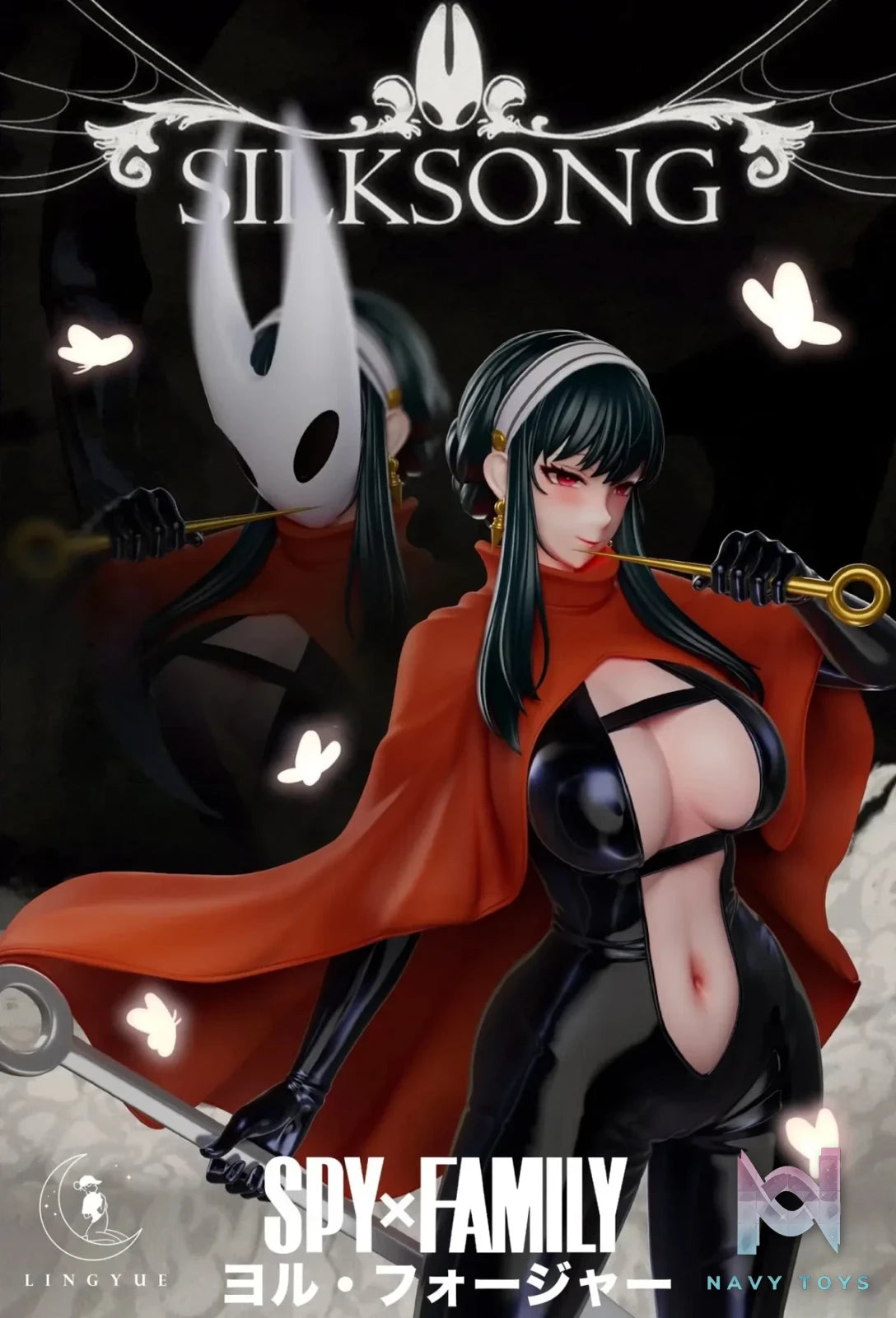 Ling Yue Studio - Yor Forger cos Silksong Hornet Spy x Family resin statue Navy Toys anime figure