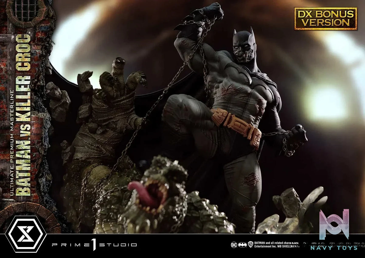 Prime 1 Studio – Ultimate Premium Masterline Batman (Comics) Batman Versus Killer Croc UPMDC-07 UPMDC-07DX UPMDC-07DXS (Licensed)