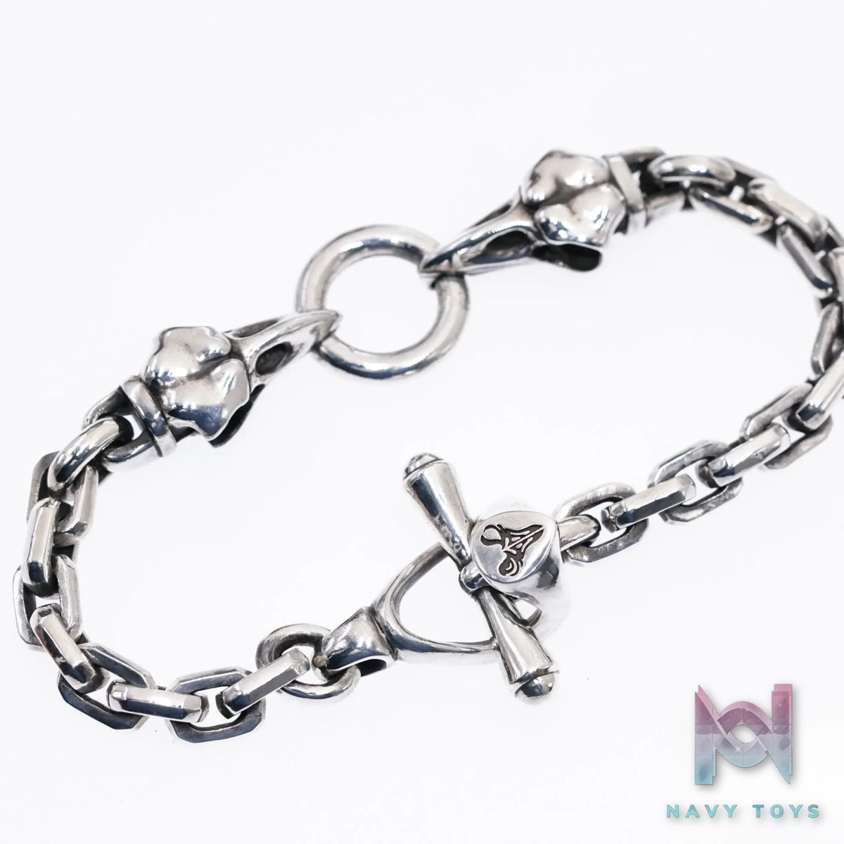 Raven Studio (silver jewelry) – Original Exclusive “Source” Raven Skull Bracelet Original