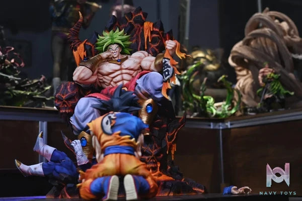 YISHOU Studio - Throne Broly Dragon Ball resin statue Navy Toys anime figure