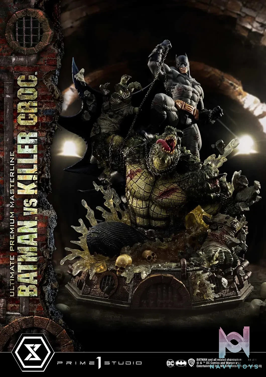 Prime 1 Studio – Ultimate Premium Masterline Batman (Comics) Batman Versus Killer Croc UPMDC-07 UPMDC-07DX UPMDC-07DXS (Licensed)