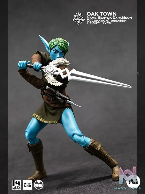 Lazy Monster Studio – Oak town Berylia Dark Moon Assassin & Sorceress (Licensed)