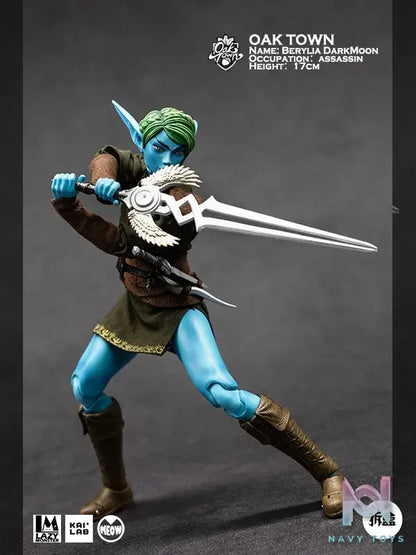 Lazy Monster Studio – Oak town Berylia Dark Moon Assassin & Sorceress (Licensed)
