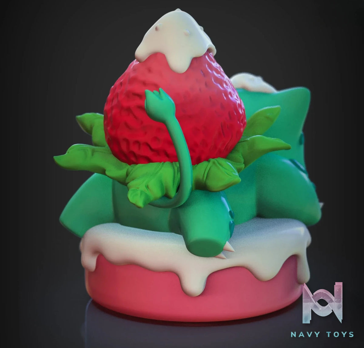 Ci Yuan Kuang Xiang Studio – Pokémon Bulbasaur with strawberries on its back