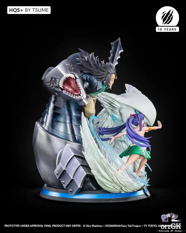 Tsume Studio - Fairy Tail HQS Gajeel & Wendy Limited Statue (Licensed) resin statue Navy Toys anime figure