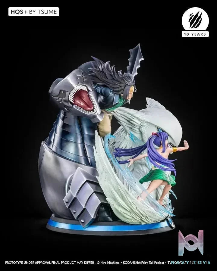 Tsume Studio - Fairy Tail HQS Gajeel & Wendy Limited Statue (Licensed) resin statue Navy Toys anime figure