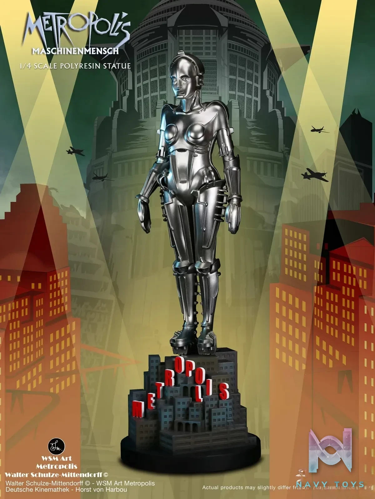 STAR ACE Toys Studio – 1/4 Scale Maschinenmensch Statue from ‘Metropolis’ SA4023 SA4024 (Licensed)
