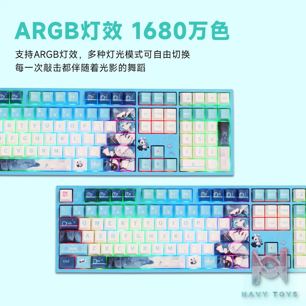 AKKO – Hatsune Miku “Future With You 2025” Mechanical Keyboard Project Sekai (Licensed)