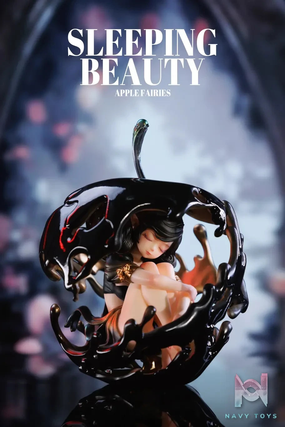 Weartdoing Studio – Original Sleeping Beauty-Apple Fairies-Red & Black & Green (Licensed)