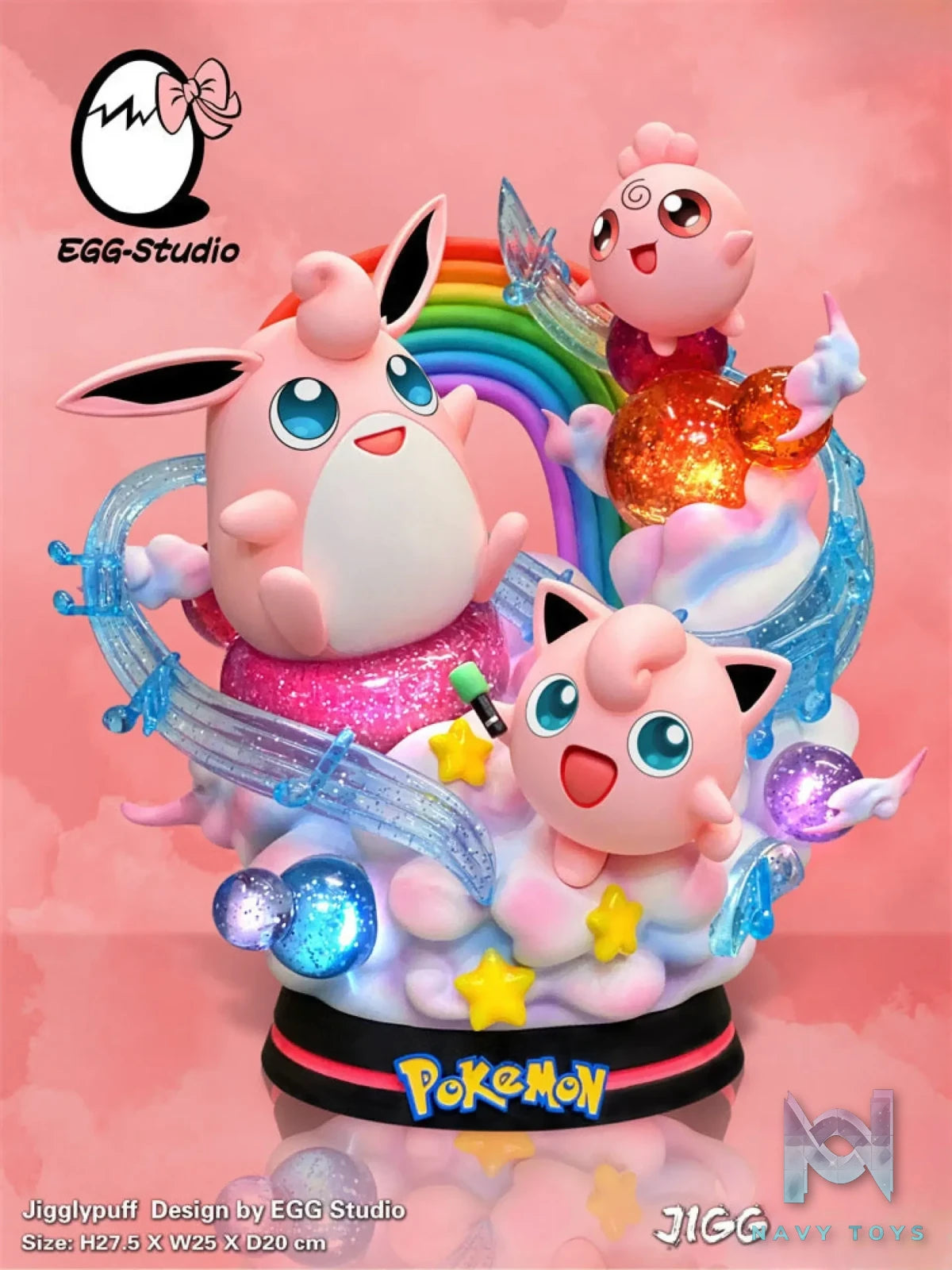 EGG Studio – Pokémon Wigglytuff Evolution Series