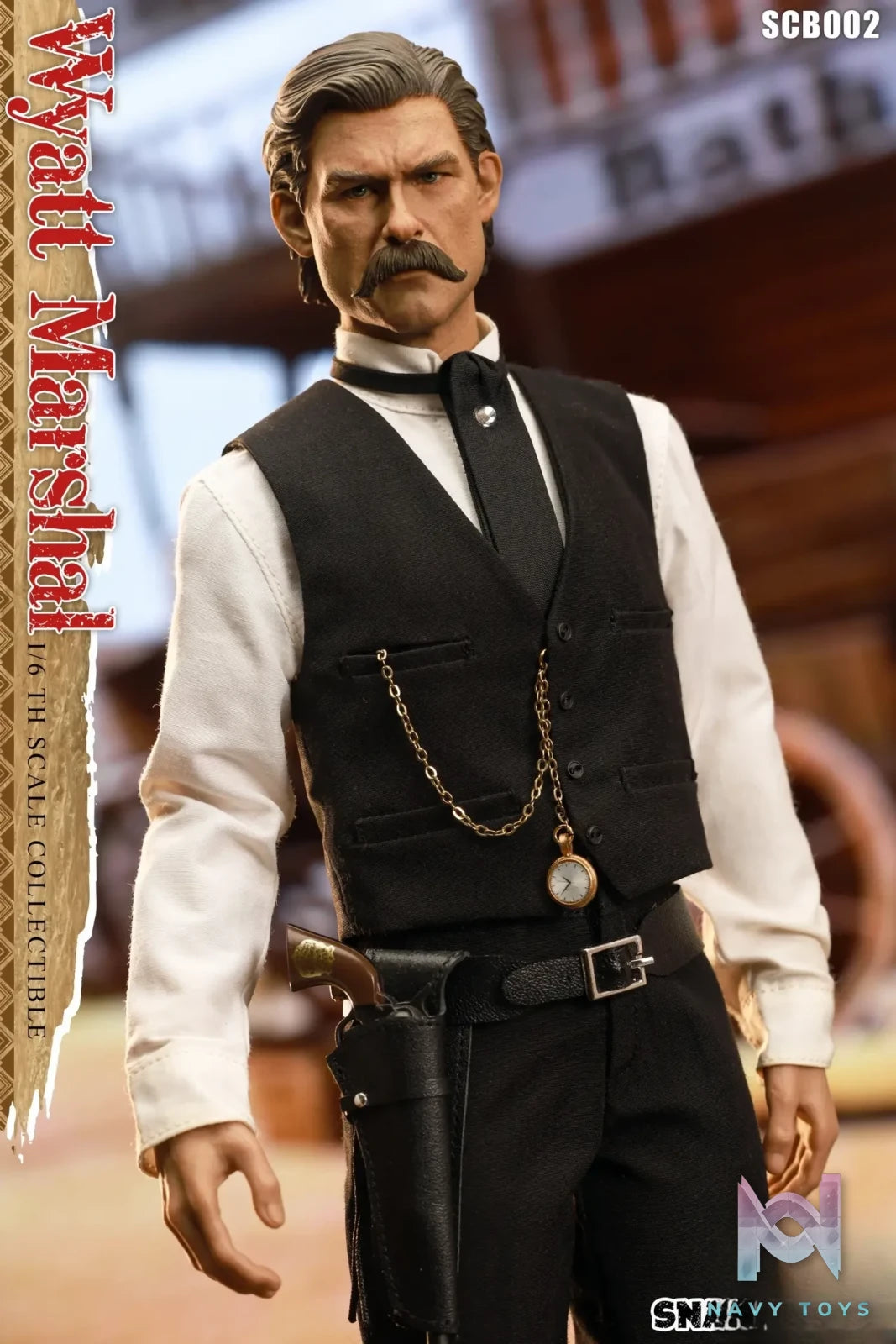 SNAKE TOYS Studio – 1/6 Collectible Figure Classic Series Western Cowboy TOMBSTONE Wyatt Marshal Deluxe Edition SCB02 (Licensed)