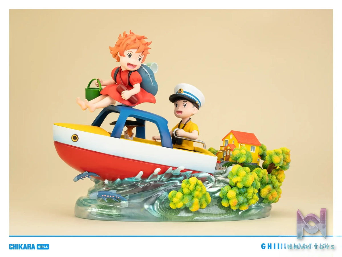 CHIKARA Studio – Ponyo on the Cliff Desktop Series Ponyo on the Cliff