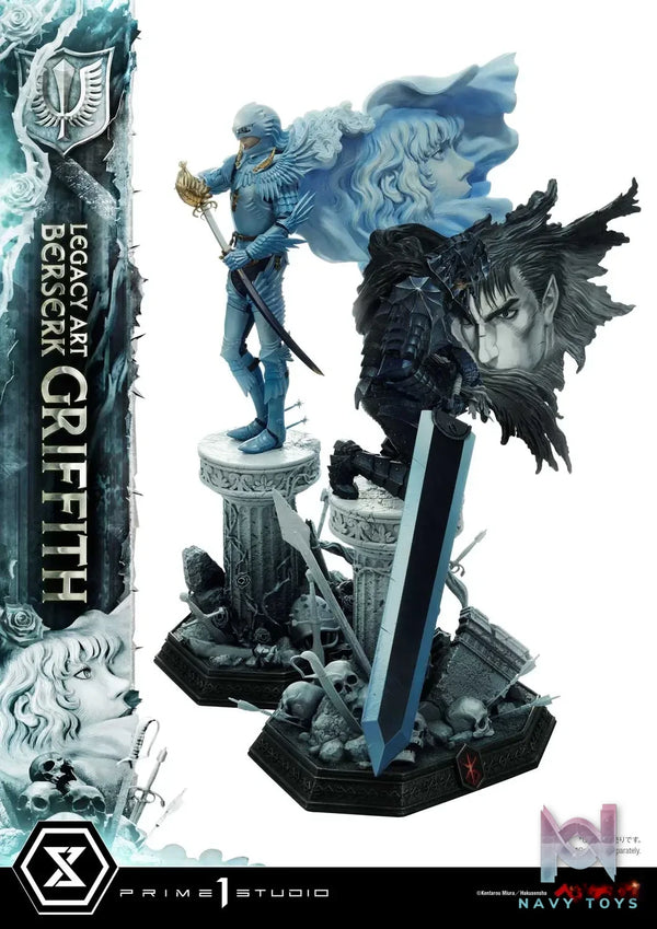 Prime 1 Studio – Legacy Art Kentaro Miura Berserk Guts & Griffith Set LABR-01S LABR-02S (Licensed)