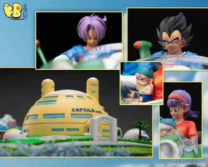DB Studio – Dragon Ball Vehicle 5th Vegeta & Trunks & Bulma