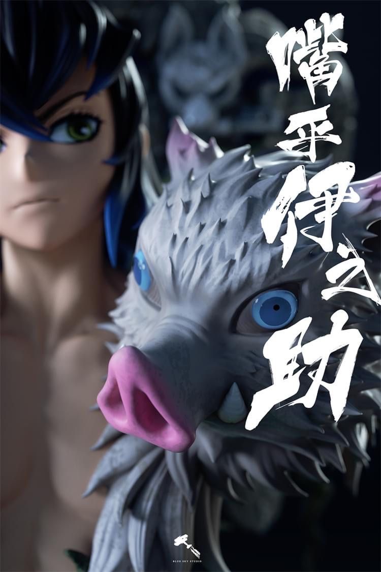 Hashibira Inosuke Bust resin statue blue sky studio anime figure