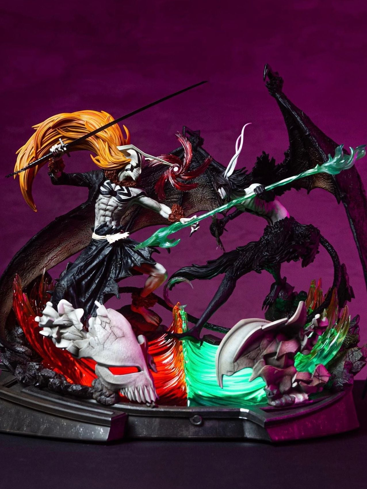 Ichigo & Ulquiorra - Bleach - Figurama Collectors resin statue figurama studio anime figure