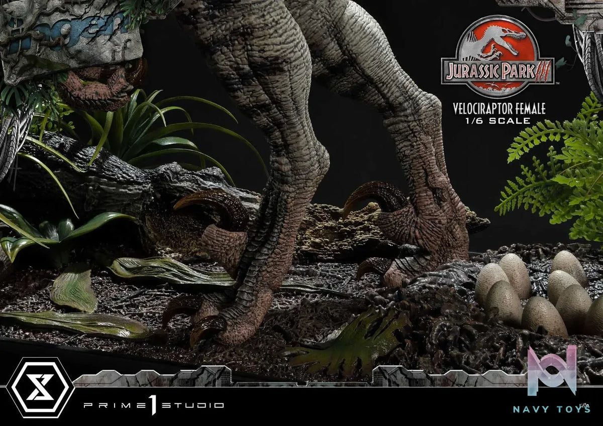 Prime 1 Studio – Legacy Museum Collection Jurassic Park III (Film) Velociraptor Female LMCJP-11 LMCJP-11S (Licensed)