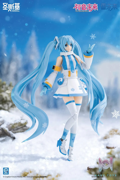 SOSKILL – Hatsune Miku Snow Miku Mecha Girl Model Kit SSK-MIKU03 (Licensed)
