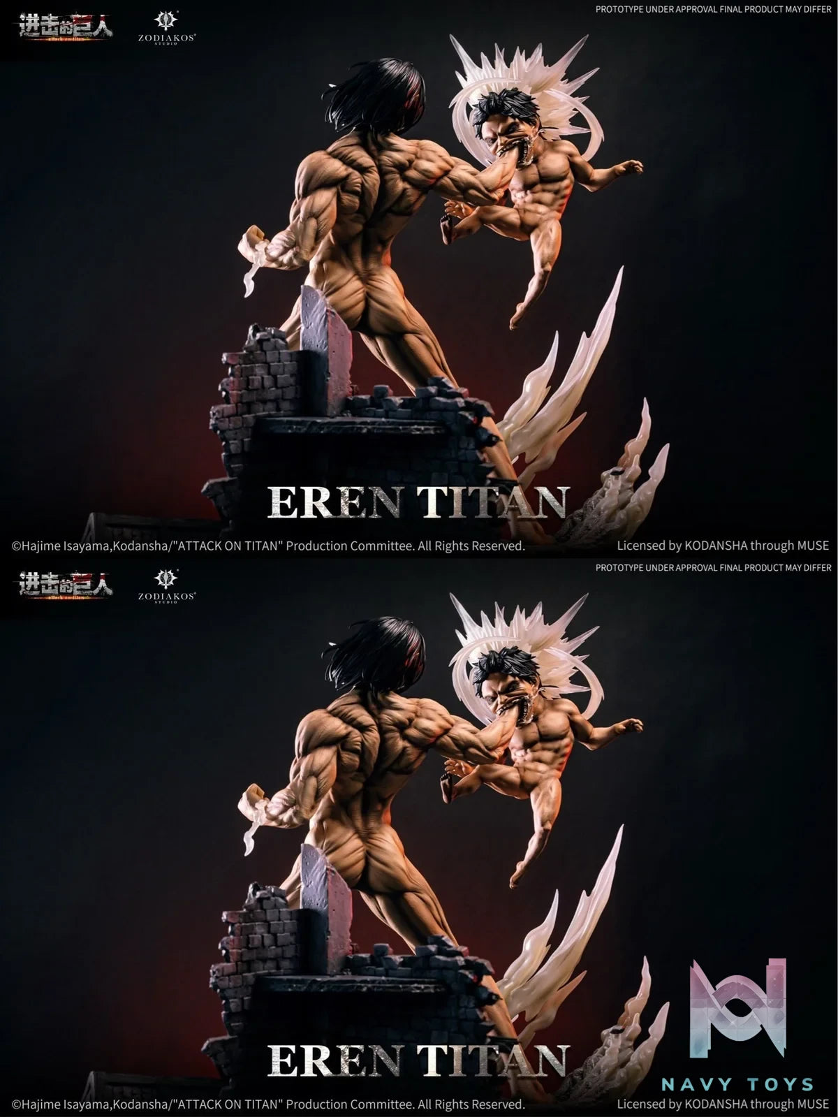 Eren Yeager - Attack On Titan - Zodiakos Studio resin statue zodiakos studio anime figure