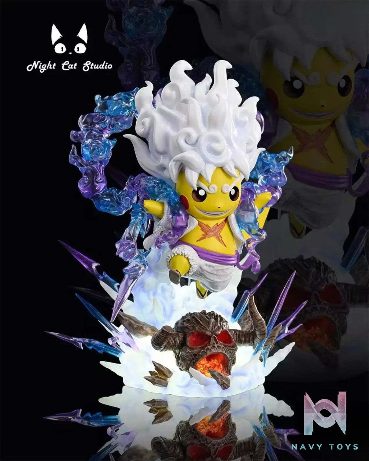 Night Cat Studio -Pokemon Nika Luffy Pikachu