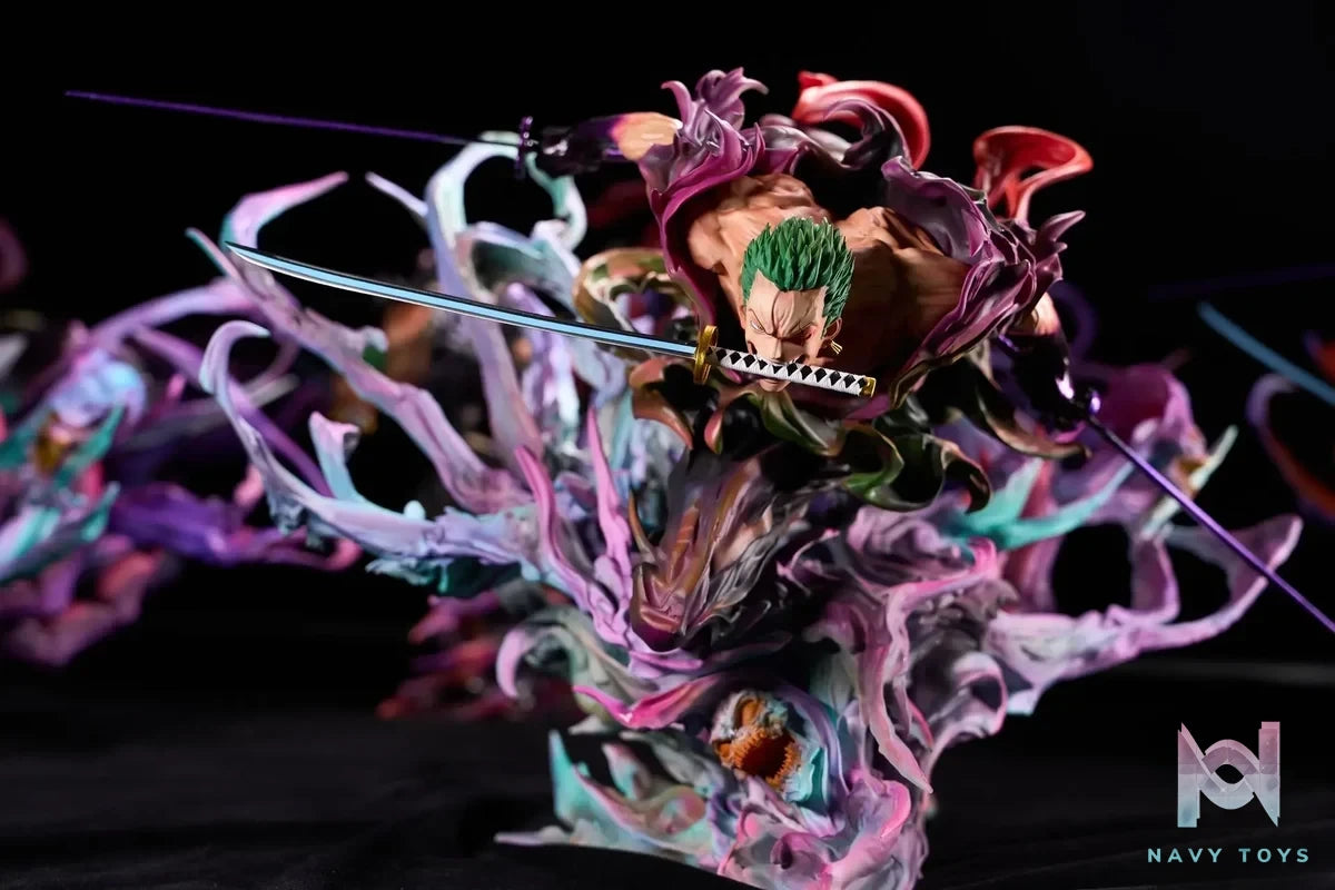 TK Studio - One Piece Sprint Roronoa Zoro resin statue Navy Toys anime figure
