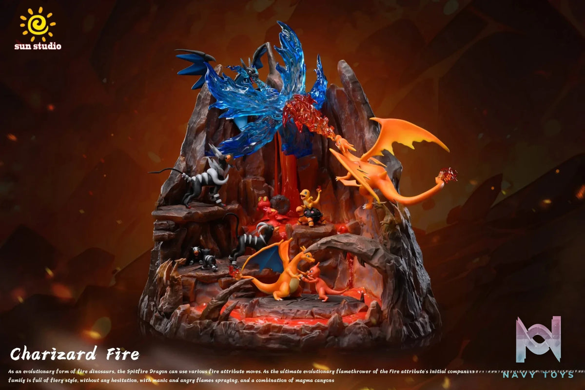 Sun Studio – Pokémon Charizard Volcano Scene