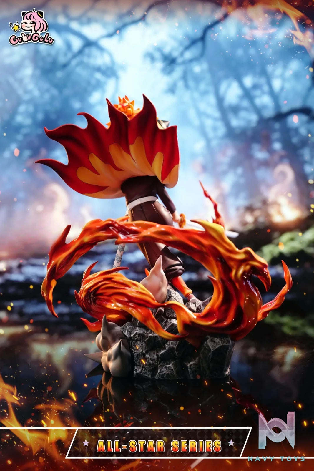 GULUGULU Studio – Anya Cosplay Demon Slayer Kyojuro Rengoku Spy x Family
