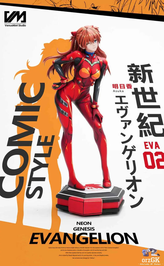 Anime Painted Series 01 Soryu Asuka Langley Neon Genesis - Evangelion - Venus Mint Studio resin statue Navy Toys anime figure