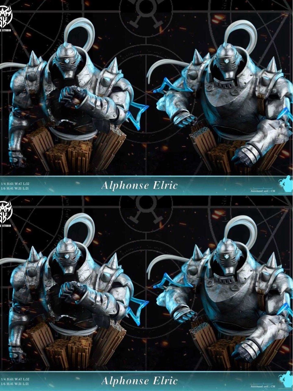 Alphonse - Fullmetal Alchemist - Mask Studio resin statue mask studio anime figure