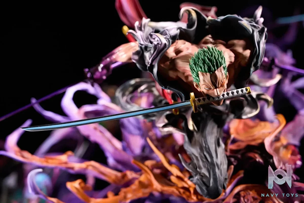 TK Studio - One Piece Sprint Roronoa Zoro resin statue Navy Toys anime figure