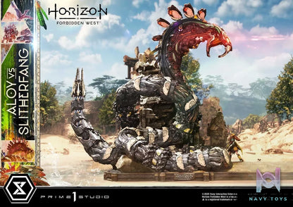 Prime 1 Studio – Ultimate Diorama Masterline Horizon Forbidden West Aloy vs. The Slitherfang UDMHFW-01 UDMHFW-01S (Licensed)