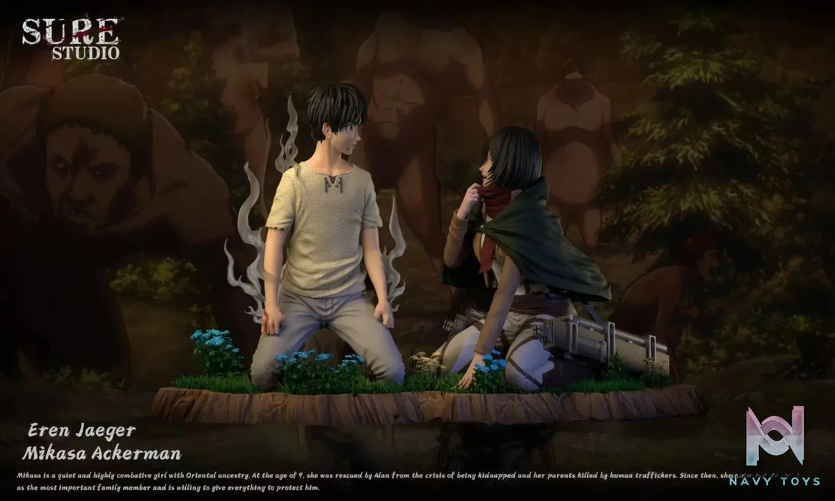 Sure studio – Attack on Titan Eren & Mikasa Scarf 2.0