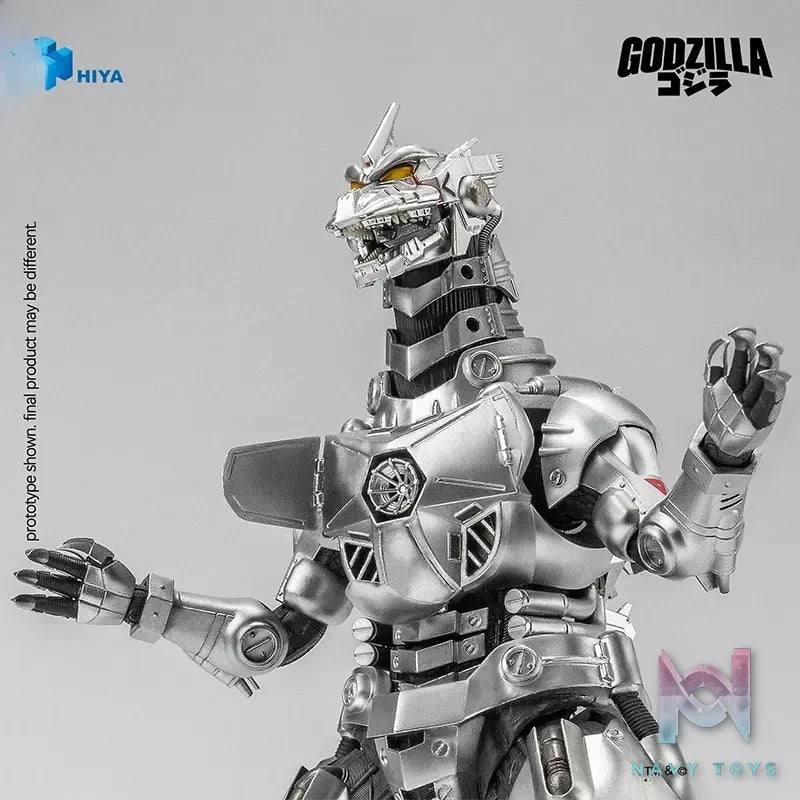 Hiya Toys – EXQUISITE BASIC Godzilla vs. Mechagodzilla 2002 – Mechagodzilla MFS-3 Action Figure (Licensed)