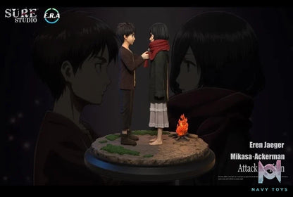Eren & Mikasa - Attack On Titan - Era Studio resin statue ERA Studio anime figure