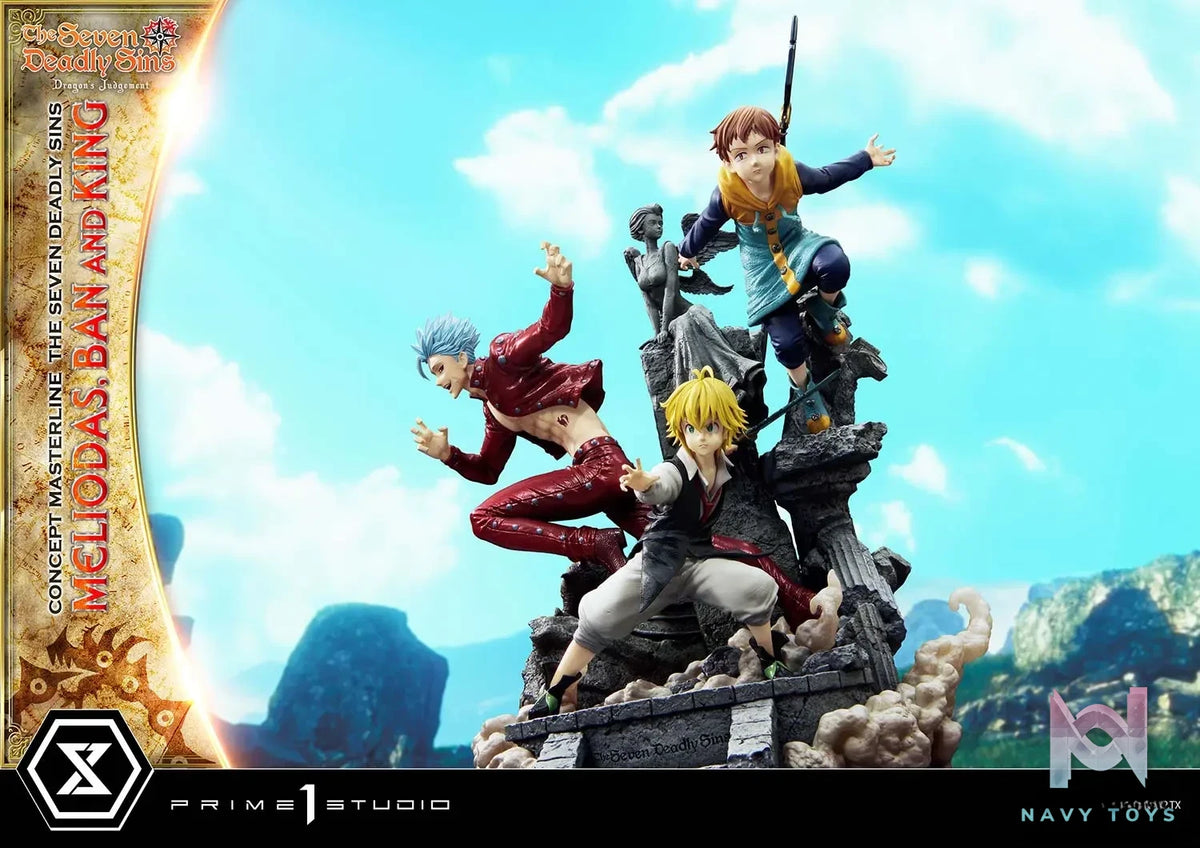 Prime 1 Studio – Concept Masterline The Seven Deadly Sins Meliodas, Ban and King CMNTZ-01 CMNTZ-01DXS (Licensed)